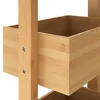 Casaria Mensola da bagno in bambù 4 ripiani 88x16x28cm Anteprima dell’immagine prodotto 4