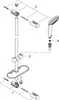 Grohe Euphoria Brausestangenset 600mm mit Massage, Produktbild-Vorschau 4