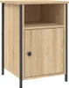 vidaXL Nachttisch Sonoma-Eiche 40x42x60 cm Holzwerkstoff Produktbild-Vorschau 2