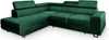 A green sectional sofa is shown against a white background. Podgląd zdjęcia produktu