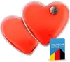 2 x scaldamani tascabili a forma di cuore Anteprima dell’immagine prodotto 1