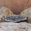 Räucherstäbchenhalter Blume Metall silber Produktbild-Vorschau 7