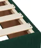 vidaXL Bettgestell ohne Matratze Dunkelgrün 120x200 cm Samt Produktbild-Vorschau 7