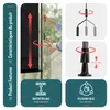 VOUNOT® Klemmmarkise Senkrechtmarkise mit Handkurbel Produktbild-Vorschau 5