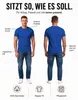 Mivaro Herren T-Shirt 5er Pack Basic Rundhals - Männer Produktbild-Vorschau 4