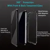 A product image showcasing a phone case with its components disassembled and labeled. Produktbild-Vorschau