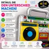 Nafukovací ghettoblaster cca 45 x 42 cm – Hip Hop Radio Náhled obrázku produktu 3