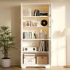 Merax Hochschrank mit LED und Glastüren, Vitrine Produktbild-Vorschau 7