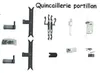 Portillon En Bois Ajouree L1m x H1,10/1,30 (Quincaillerie Voir les images du produit 3