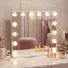 SONGMICS Schminkspiegel mit 14 LEDs und 10x Vergrößerung, 3 Produktbild-Vorschau 1