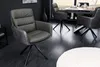 riess-ambiente Drehbarer Stuhl BIG GEORGE grau Echtleder Produktbild-Vorschau 2