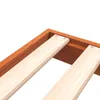 Rám postele voskově hnědý 200 x 200 cm masivní borovice Náhled obrázku produktu 7
