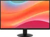 A computer monitor on a stand, displaying a colorful abstract wallpaper. Produktbild-Vorschau