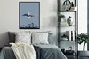 MuchoWow® Gerahmtes Poster Weltraum - Junge - Mond - Wal Produktbild-Vorschau 5