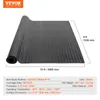 A rolled-up black diamond-plate rubber floor mat is shown, with dimensions and product information displayed. Náhľad obrázku produktu
