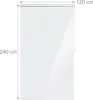Tenda a rullo per doccia Relaxdays, 120x240 cm, tenda a Anteprima dell’immagine prodotto 4