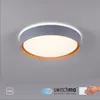 Selltec LED Deckenleuchte MILIA rund Holzoptik, dimmbar per Produktbild-Vorschau 2