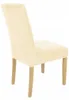 Stuhlhusse Stretch Hellbeige - Samt - Universal - Esszimmer Produktbild-Vorschau 8