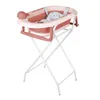 2 in 1 Faltbare Babybadewanne mit Ständer,Ergonomisches Produktbild-Vorschau 4
