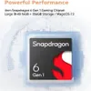 A close-up of a Snapdragon 6 Gen 1 gaming chipset with marketing text. Podgląd zdjęcia produktu