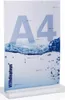 DIN A4 Tischaufsteller mit Acrylblock (Satiniert) Produktbild-Vorschau 1