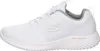 A side view of a white Skechers athletic shoe. Produktbild-Vorschau