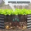 Jardinière surélevée Outsunny en acier, bac à fleurs, serre Voir les images du produit 7