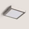 LED-Deckenleuchte 18W Eckig Metall 225x225 mm Silber 4000K Produktbild-Vorschau 3
