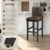 tectake® Barhocker Sitzhöhe 76 cm Produktbild-Vorschau 3