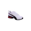 A white Puma sneaker with black and red accents is shown against a white background. Produktbild-Vorschau