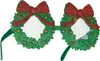 dressforfun® Spaßbrille Weihnachtskranz mit Schleife Produktbild-Vorschau 1