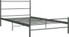 vidaXL Postelový rošt Grey Metal 90×200 cm Náhled obrázku produktu 1