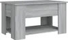 A grey wooden coffee table with a shelf underneath. Produktbild-Vorschau
