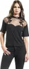 Jawbreaker T-Shirt Damen Rose Garden Mesh Top schwarz S Produktbild-Vorschau 4