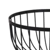 Obstschale Koopman Black Style, Metall, 25x13 cm, schwarz Produktbild-Vorschau 3