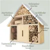 NatureCrafts Insektenhotel – Wetterfestes Naturholzhaus für Produktbild-Vorschau 2