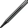 A single black marker pen with white stripes and the brand name printed on it, set against a white background. Náhľad obrázku produktu