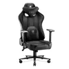 A black gaming chair with a white background. Podgląd zdjęcia produktu