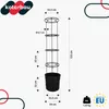 A diagram showing a plant pot with a plant support structure, with dimensions indicated. Produktbild-Vorschau