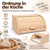 BAS Brotkasten aus Buchenholz Natur Groß  40 x 29 x 18 cm – Produktbild-Vorschau 6