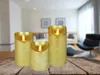 Anna's Collection Stumpfe Led-Kerze - gold - H12,5 x T7,5 Produktbild-Vorschau 2