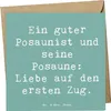 Mr. & Mrs. Panda Klappkarte Spruch Posaune Liebe - Produktbild-Vorschau 1