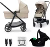 KINDERKRAFT Poussette combinée 3 en 1 Newly Sand beige + Voir les images du produit 16