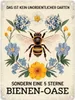 Biene mit Blumen DAS IST KEIN UNORDENTLICHER GARTEN Produktbild-Vorschau 1