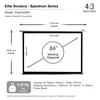 Elite Screens Motor   4:3  170*127cm Spectrum       weiß Podgląd zdjęcia produktu 6