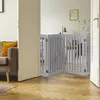 Relaxdays – barierka zabezpieczająca, wolnostojąca, wys. x Podgląd zdjęcia produktu 2