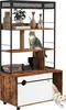 PawHut 2-in-1 Katzenklo Schrank, Katzenklo mit Produktbild-Vorschau 1