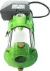 A green water pump with a black electrical box on top, isolated on a white background. Produktbild-Vorschau