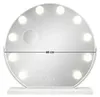 Specchio da trucco bianco 60 cm con 10 LED e colore della Anteprima dell’immagine prodotto 4