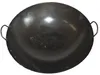 Wok Pfanne 65 cm mit 2 Henkel  Durchmesser runder Boden Produktbild-Vorschau 1
